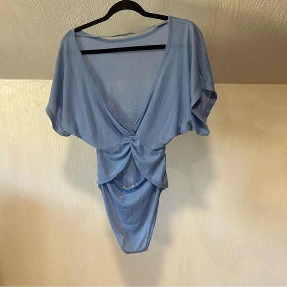 free people intimately martini with a twist short sleeve t-shirt bodysuit - Picture 7 of 8